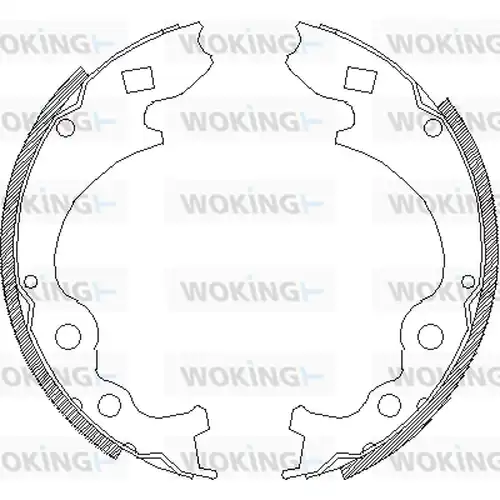 спирачна челюст WOKING Z4364.00