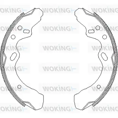 спирачна челюст WOKING Z4366.00