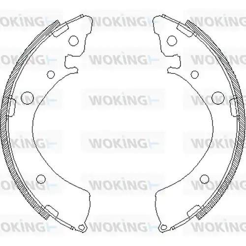 спирачна челюст WOKING Z4367.00