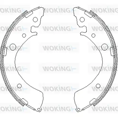 спирачна челюст WOKING Z4367.01