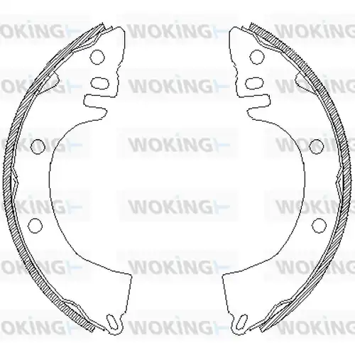 спирачна челюст WOKING Z4368.00