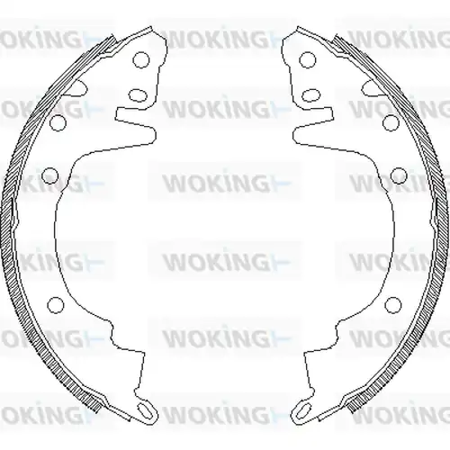 спирачна челюст WOKING Z4369.00