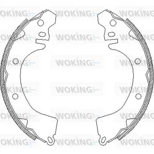 спирачна челюст WOKING Z4370.00