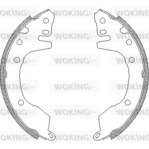 спирачна челюст WOKING Z4376.00