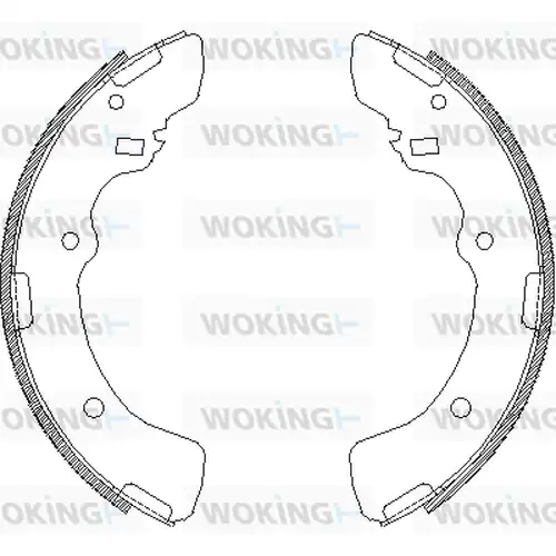 спирачна челюст WOKING Z4379.00