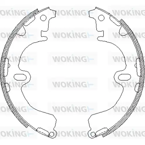 спирачна челюст WOKING Z4380.00