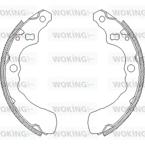 спирачна челюст WOKING Z4381.00