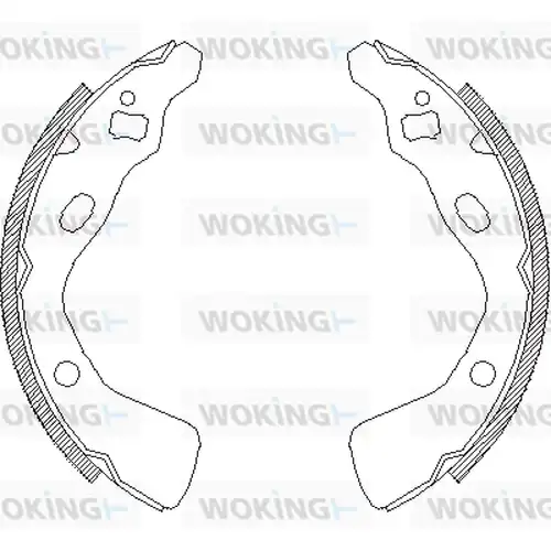 спирачна челюст WOKING Z4382.00