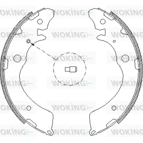 спирачна челюст WOKING Z4383.00