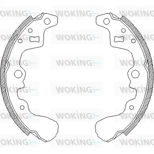 спирачна челюст WOKING Z4385.00