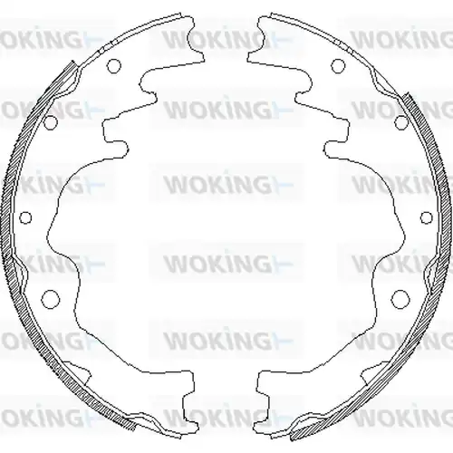 спирачна челюст WOKING Z4388.00