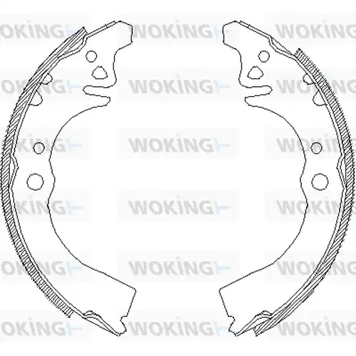 спирачна челюст WOKING Z4389.00