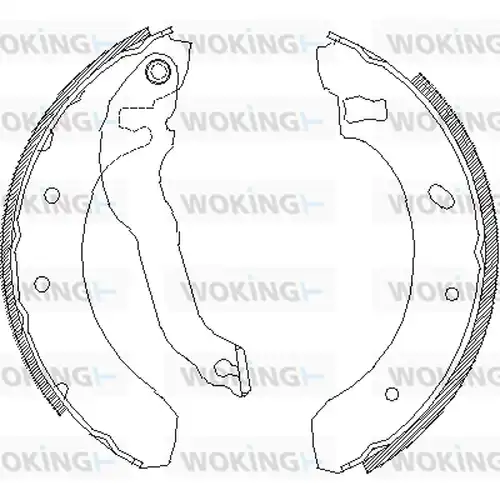 спирачна челюст WOKING Z4395.00