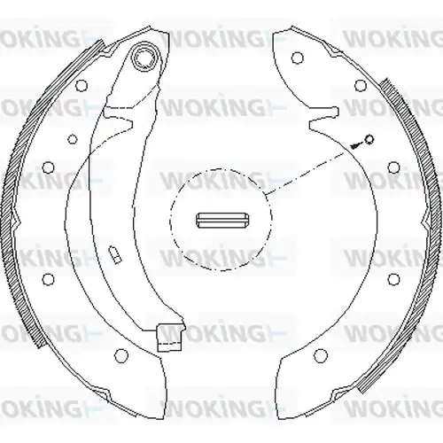 спирачна челюст WOKING Z4396.02