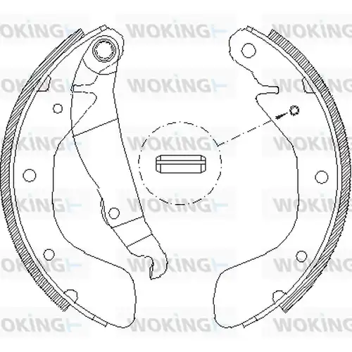 спирачна челюст WOKING Z4398.00