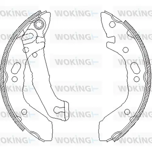 спирачна челюст WOKING Z4401.00