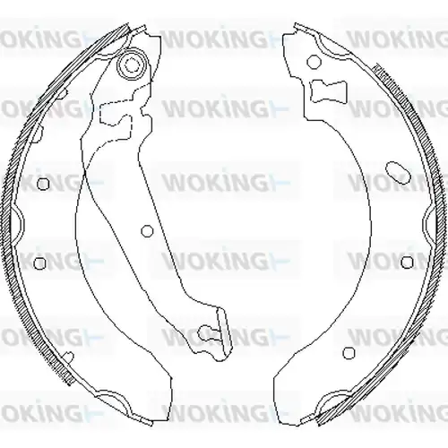 спирачна челюст WOKING Z4407.00