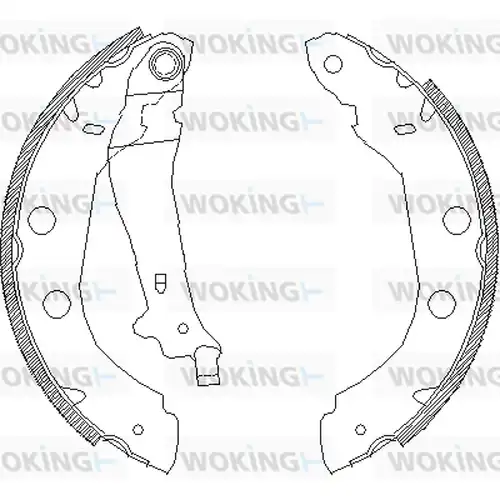 спирачна челюст WOKING Z4415.00