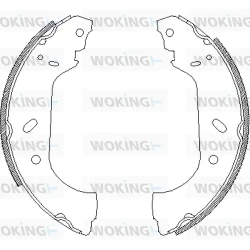 спирачна челюст WOKING Z4417.00