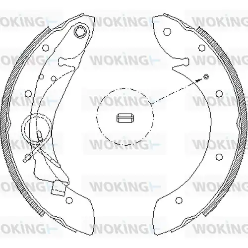 спирачна челюст WOKING Z4419.00