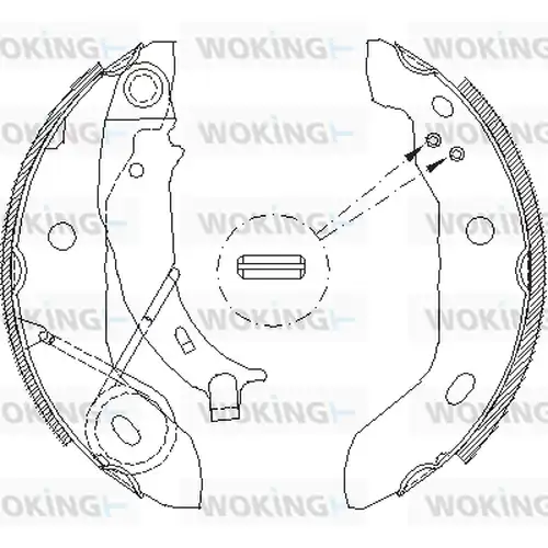 спирачна челюст WOKING Z4421.00