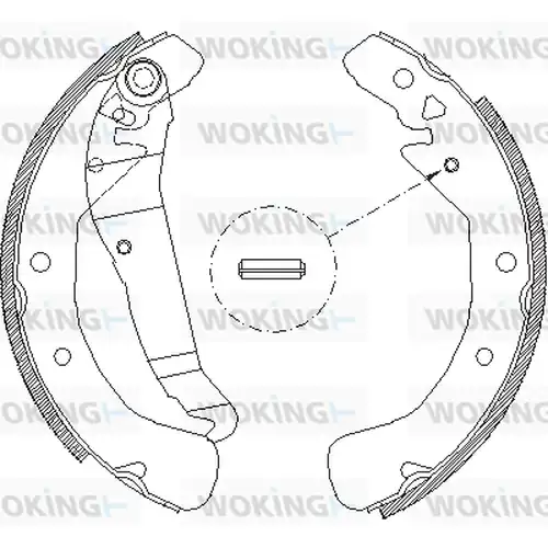 спирачна челюст WOKING Z4422.00