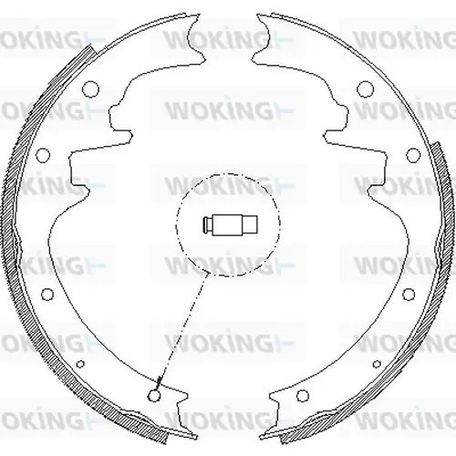 спирачна челюст WOKING Z4423.00