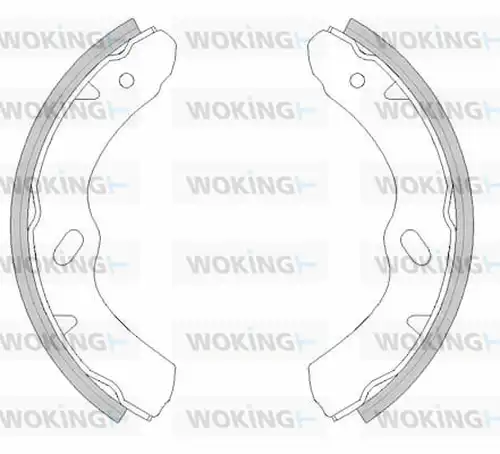 спирачна челюст WOKING Z4458.00