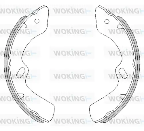 спирачна челюст WOKING Z4459.00