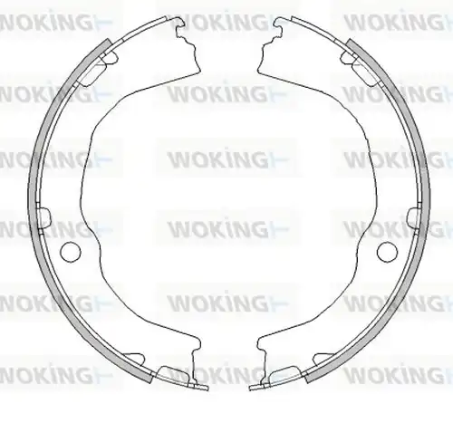 Cпирачна челюст, ръчна спирачка WOKING Z4481.00