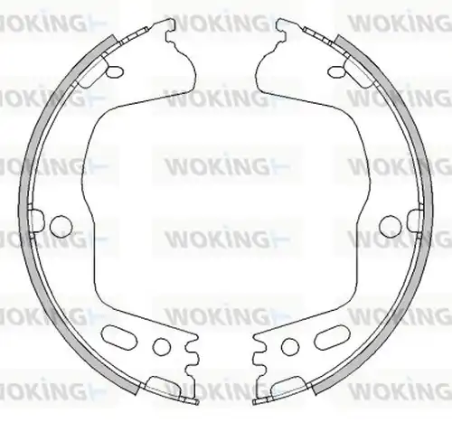 Cпирачна челюст, ръчна спирачка WOKING Z4494.01