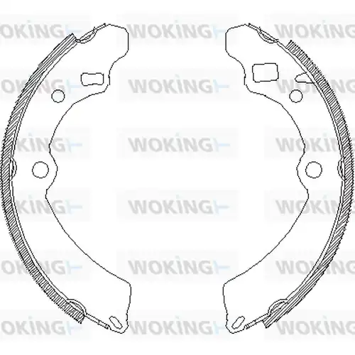 спирачна челюст WOKING Z4504.00