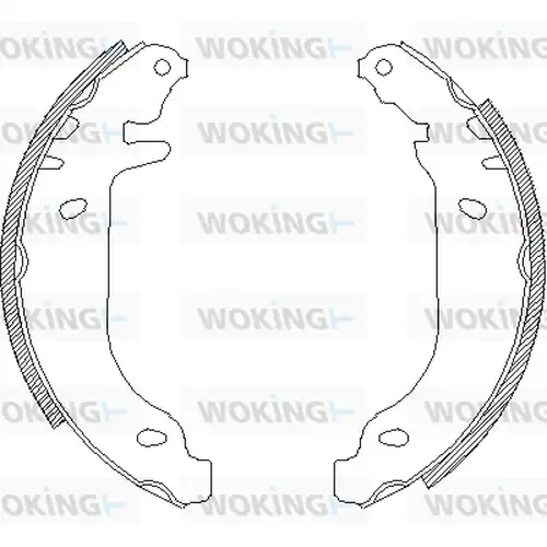 спирачна челюст WOKING Z4506.00