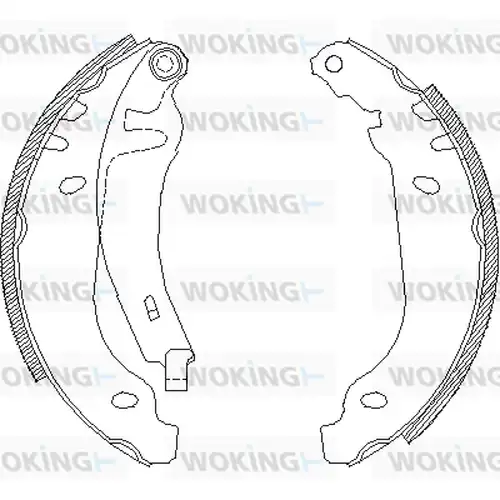 спирачна челюст WOKING Z4506.01