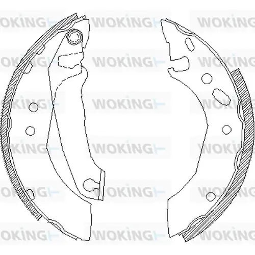 спирачна челюст WOKING Z4507.00