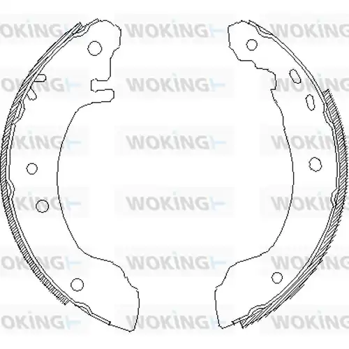 спирачна челюст WOKING Z4508.00