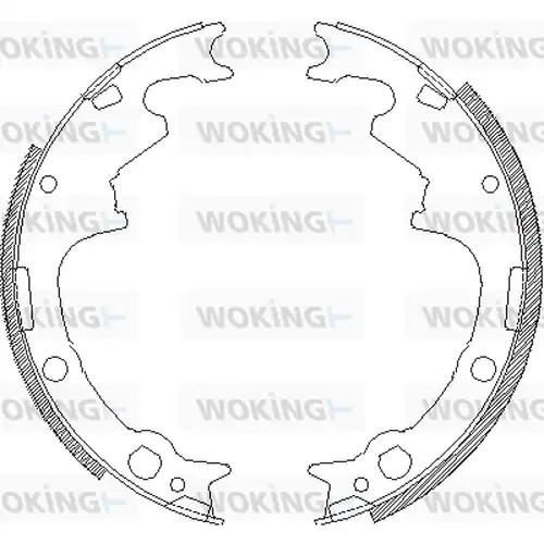 спирачна челюст WOKING Z4511.00