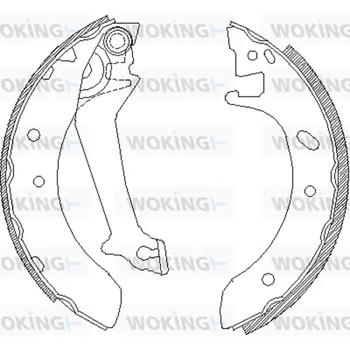 спирачна челюст WOKING Z4512.00