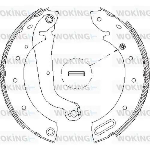 спирачна челюст WOKING Z4513.00