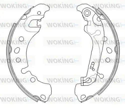 спирачна челюст WOKING Z4527.00