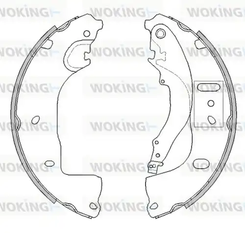 спирачна челюст WOKING Z4539.00