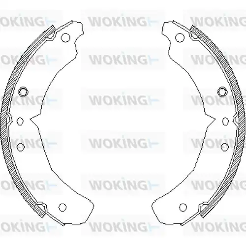 спирачна челюст WOKING Z4610.00