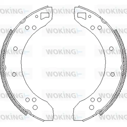 спирачна челюст WOKING Z4621.00