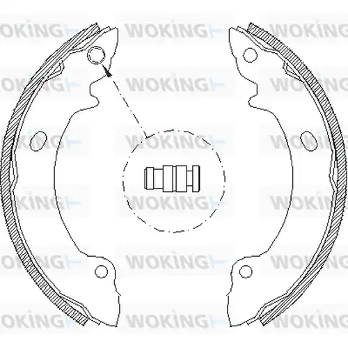 спирачна челюст WOKING Z4632.00