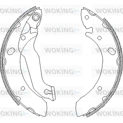 спирачна челюст WOKING Z4633.00