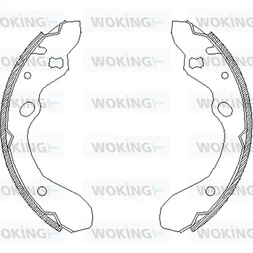 спирачна челюст WOKING Z4643.00