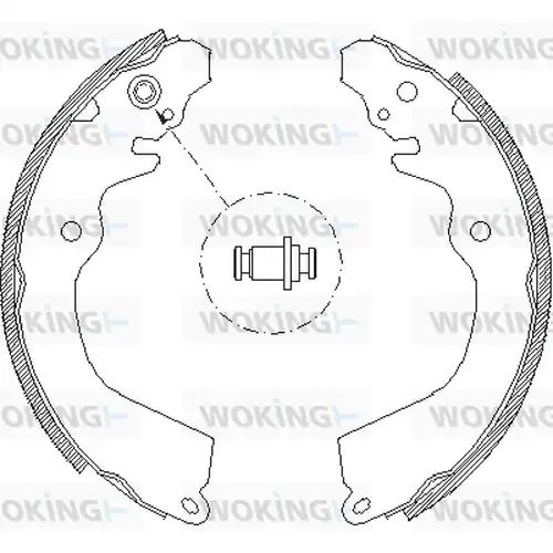 спирачна челюст WOKING Z4646.00