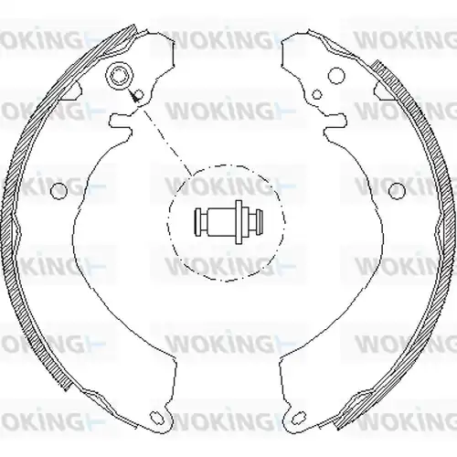 спирачна челюст WOKING Z4646.01