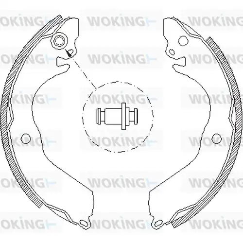 спирачна челюст WOKING Z4647.00