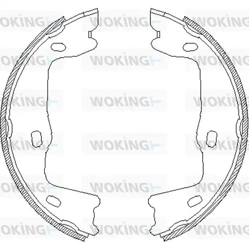 Cпирачна челюст, ръчна спирачка WOKING Z4651.00